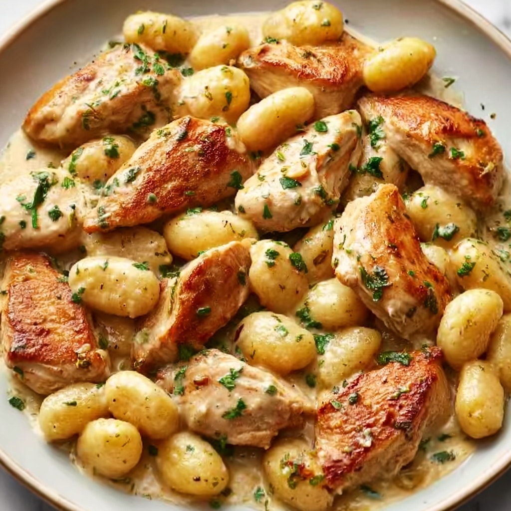 One-Pan Chicken and Gnocchi Recipe - Recipe Image
