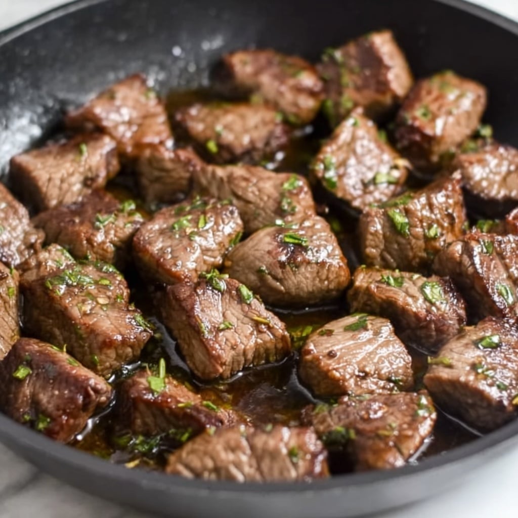 Garlic Butter Steak Bites Recipe - Recipe Image