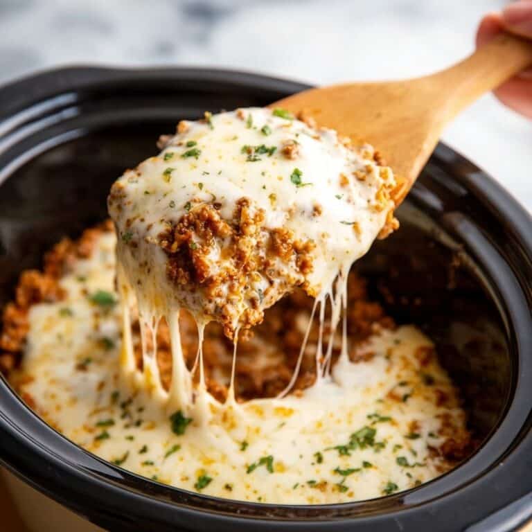 Slow Cooker Lasagna with Spinach Recipe