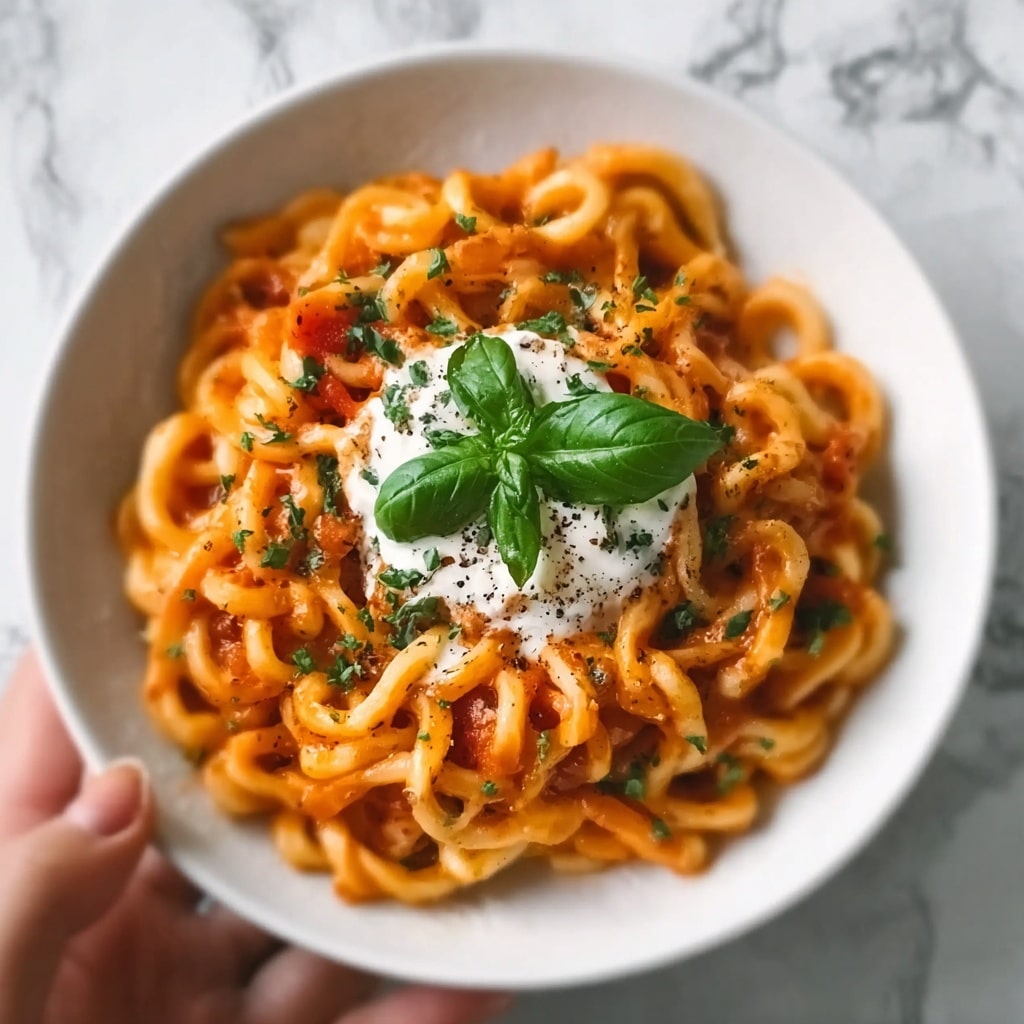 Creamy Tomato Pasta Recipe - Recipe Image