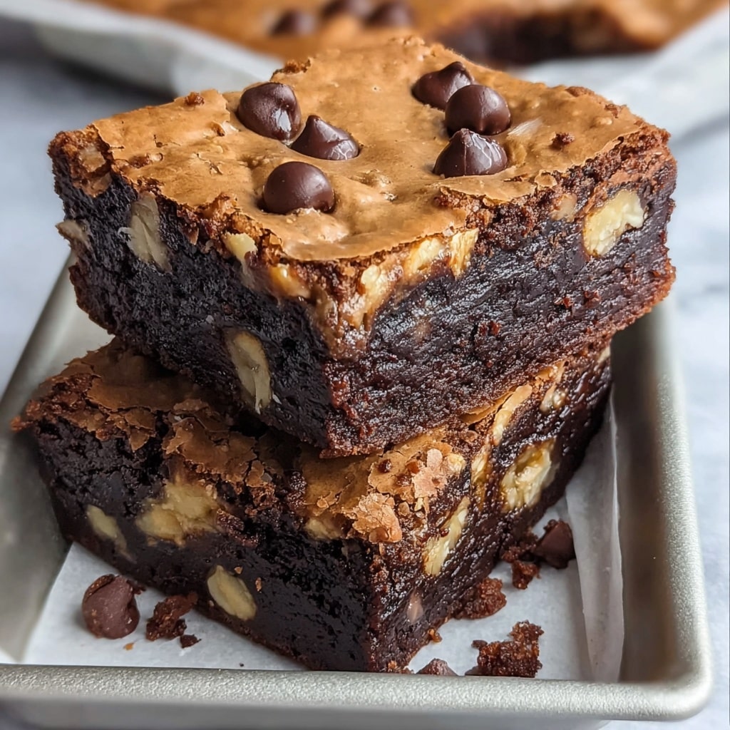 Chocolate Chip Cookie Brownies Recipe - Recipe Image