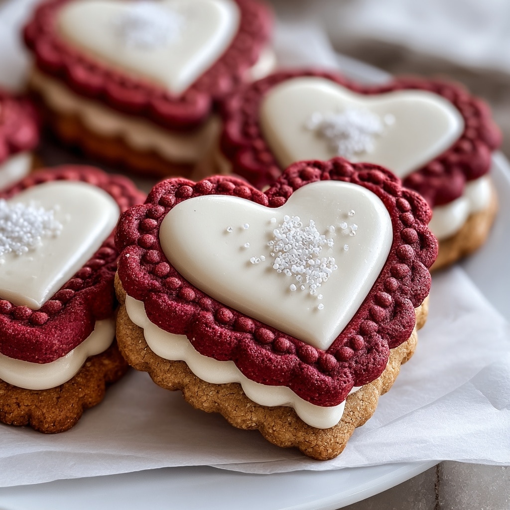 Red Velvet Linzer Cookies Recipe - Recipe Image