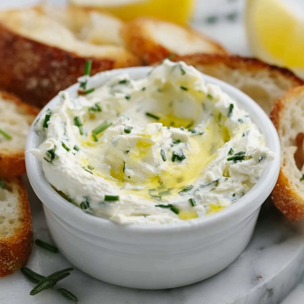 Lemon, Cream Cheese and Herb Spread Recipe - Recipe Image