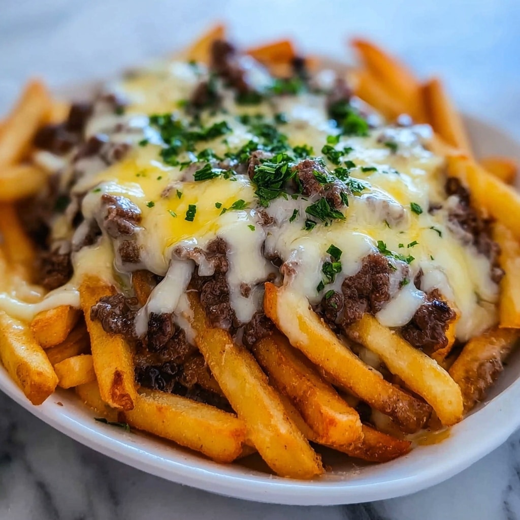 Cheesy Steak Fries Recipe - Recipe Image