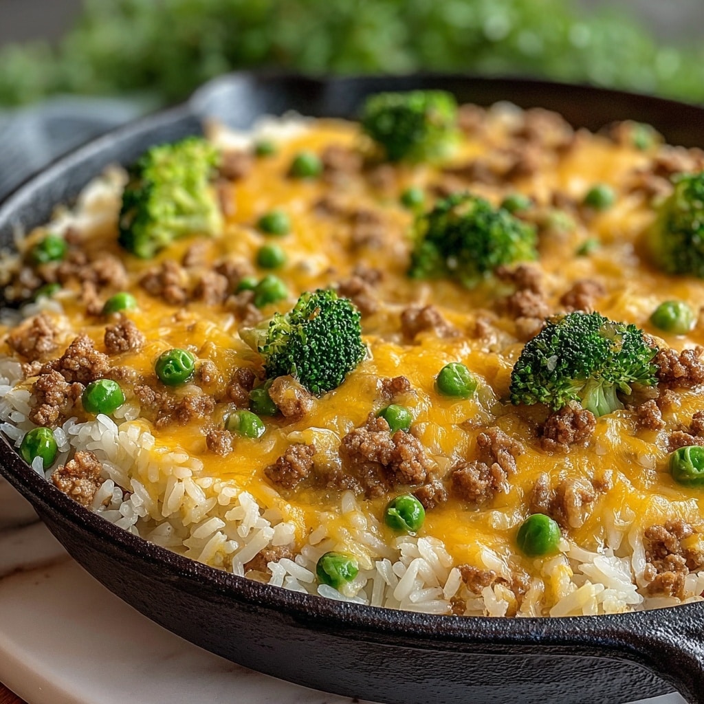 Cheesy Turkey Rice Recipe - Recipe Image