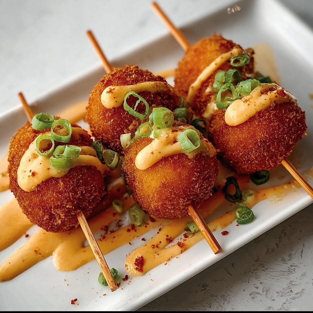 Irresistible Shrimp and Crab Nacho Bomb Corn Dogs Recipe - Recipe Image