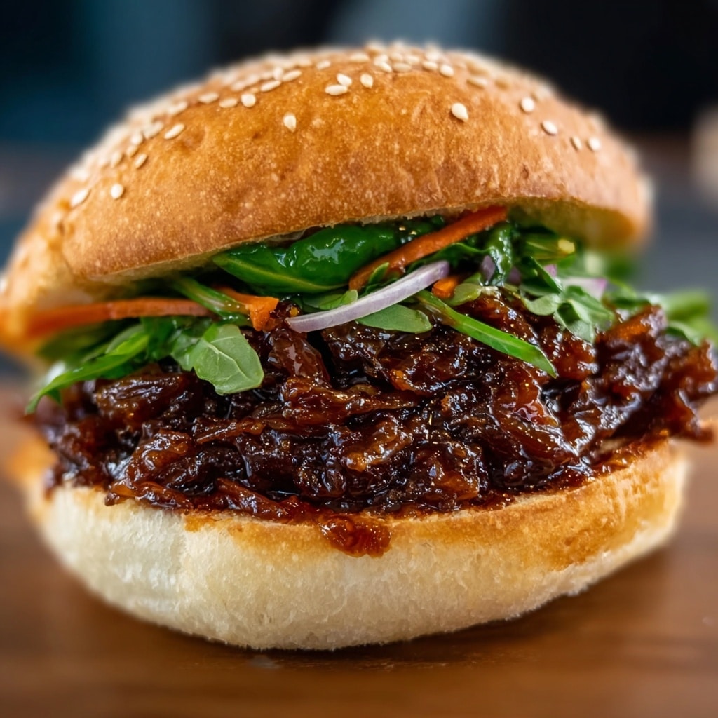 Teriyaki Beef Burger Recipe - Recipe Image