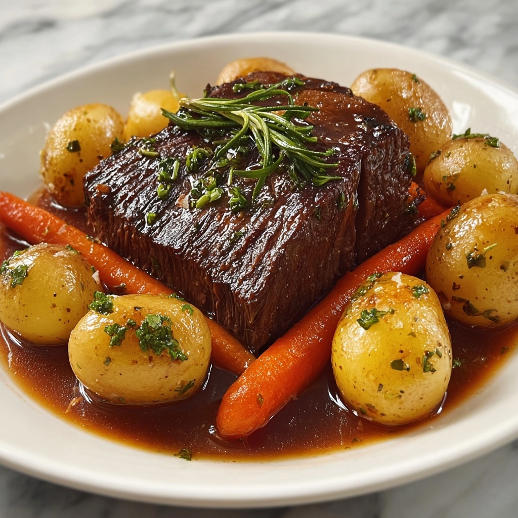 Slow Cooker Pot Roast Recipe - Recipe Image