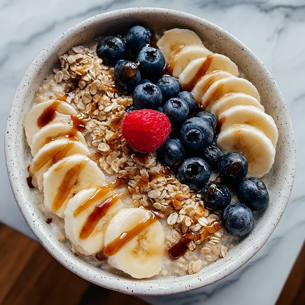 Caramelized Banana Split Overnight Oats Recipe - Recipe Image