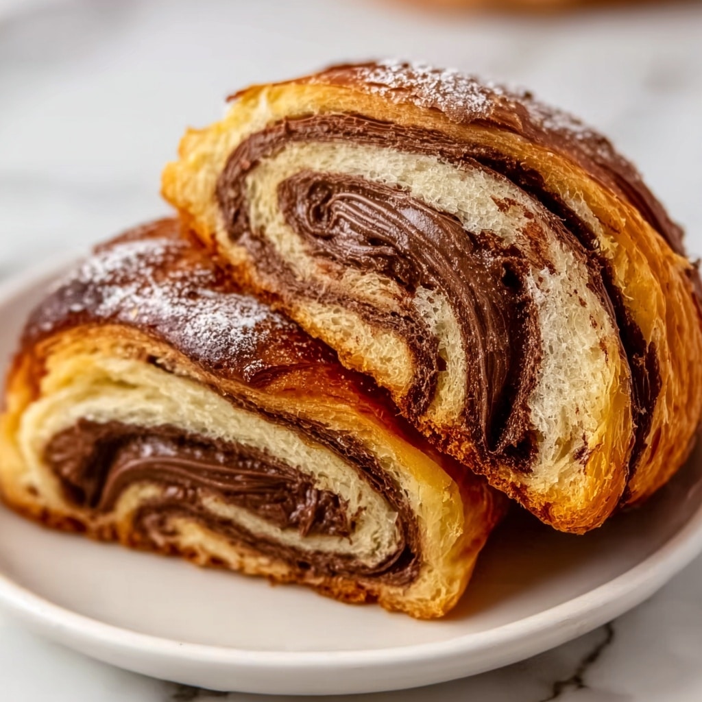Nutella Pastry Twists Recipe - Recipe Image