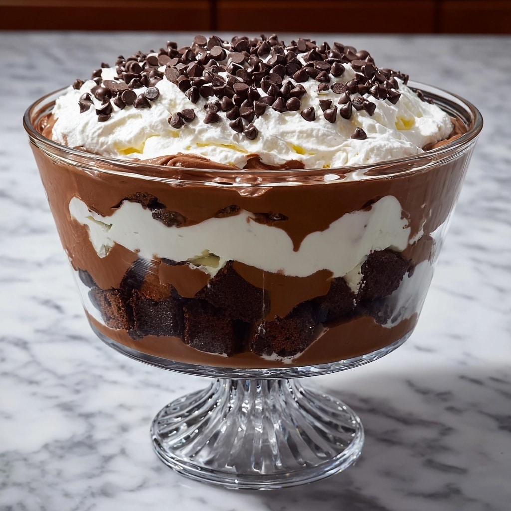 Chocolate Brownie Mousse Trifle Recipe - Recipe Image