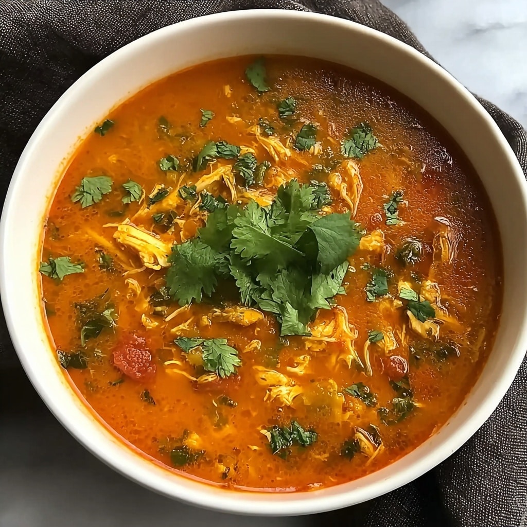 High-Protein Rotel Soup with Cottage Cheese & Chicken Recipe - Recipe Image