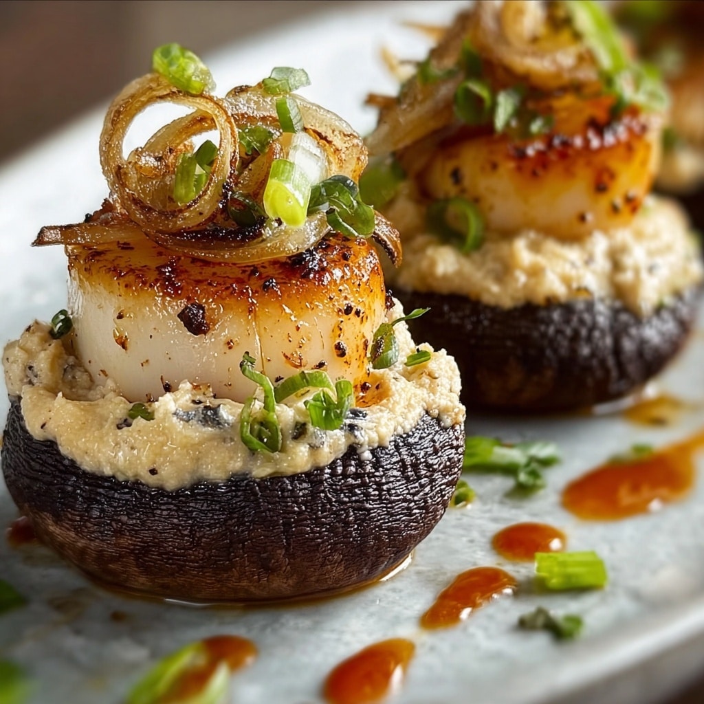 Creamy Garlic Crab-Stuffed Mushrooms Recipe - Recipe Image