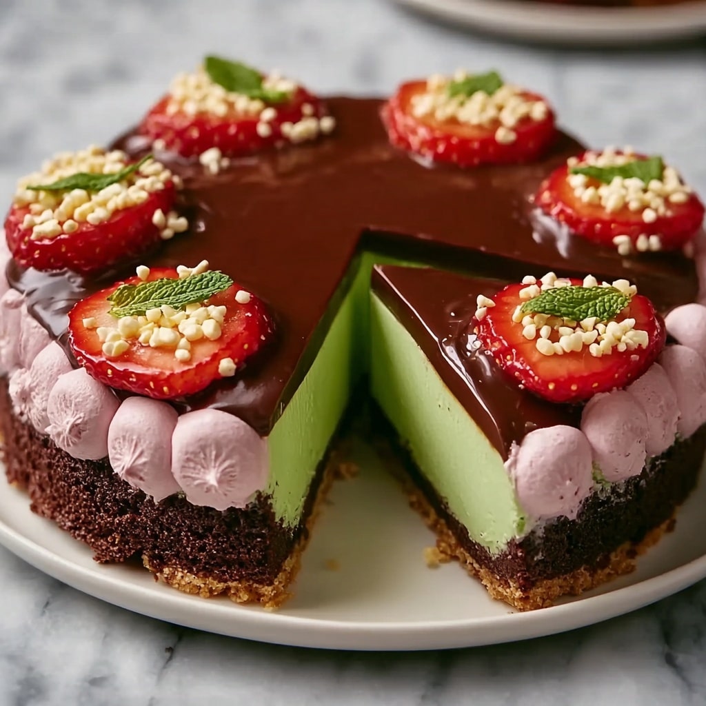 Chocolate Strawberry Mousse Cake Recipe - Recipe Image