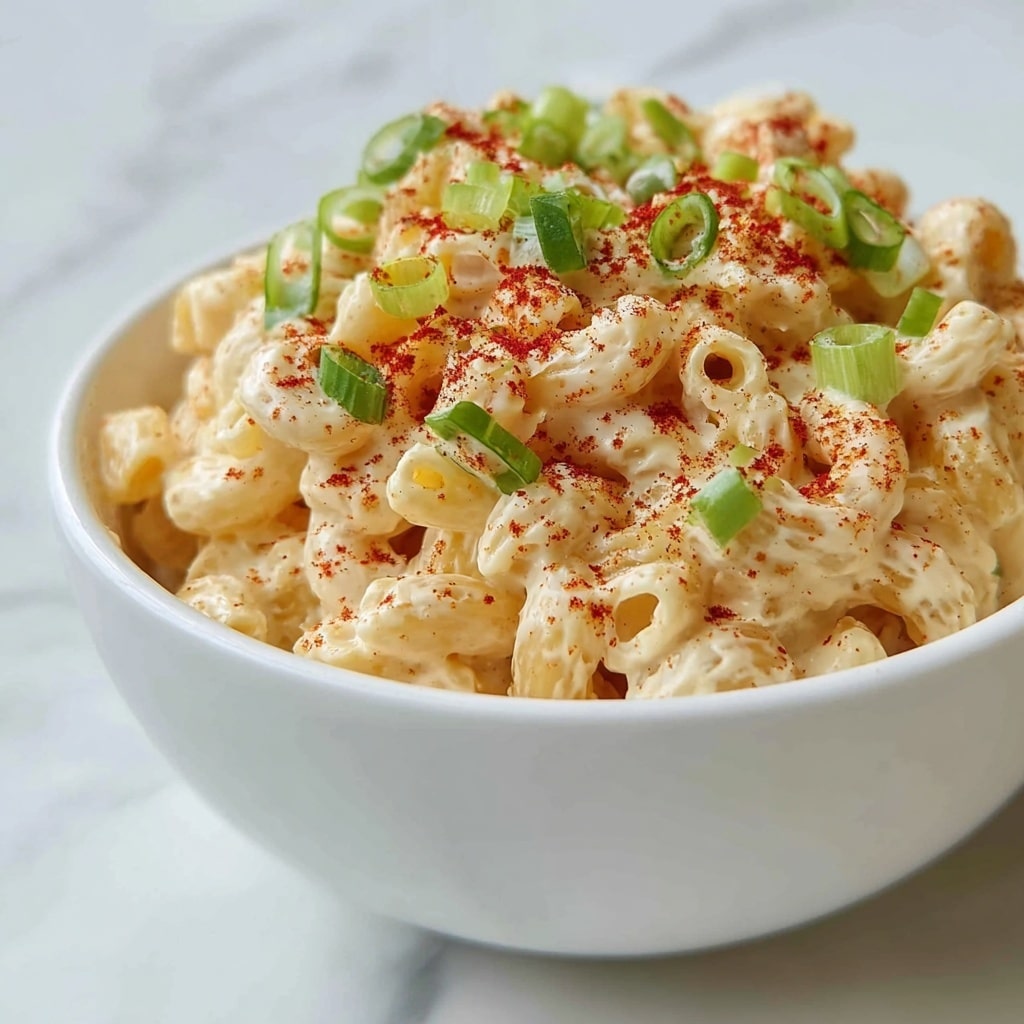 Deviled Egg Pasta Salad Recipe - Recipe Image