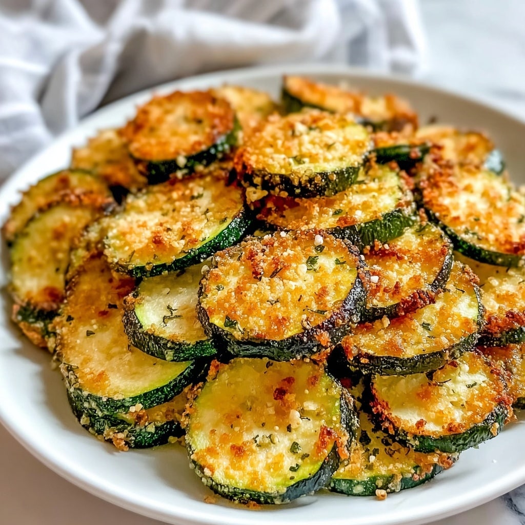Crispy Baked Zucchini Chips Recipe - Recipe Image