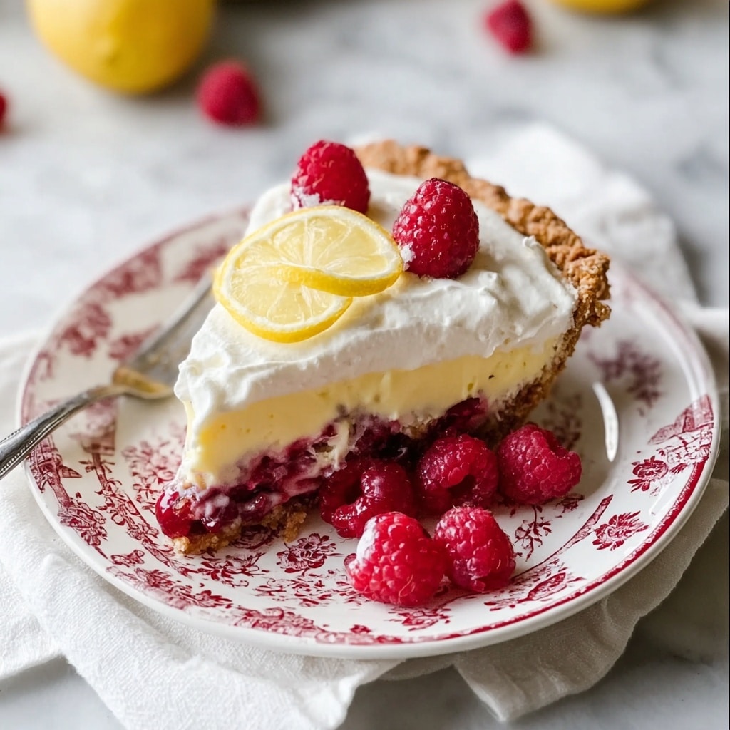 Lemon Raspberry Pie Recipe - Recipe Image