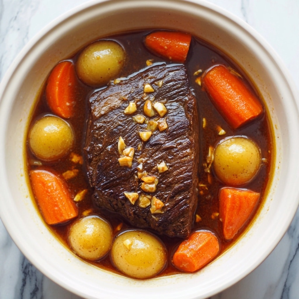 Slow Cooker Pot Roast with Rich Gravy Recipe - Recipe Image