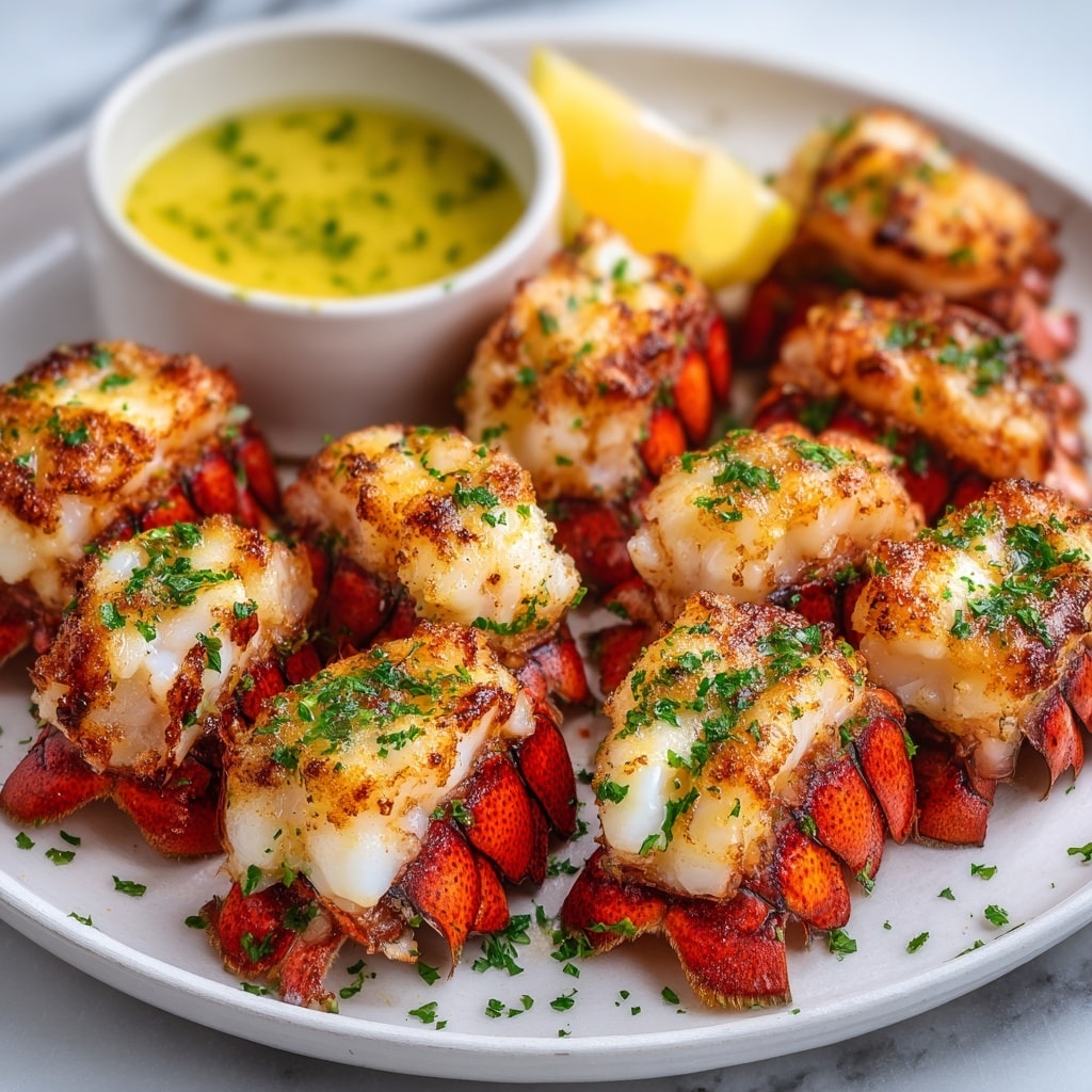 Garlic Butter Lobster Bites Recipe - Recipe Image