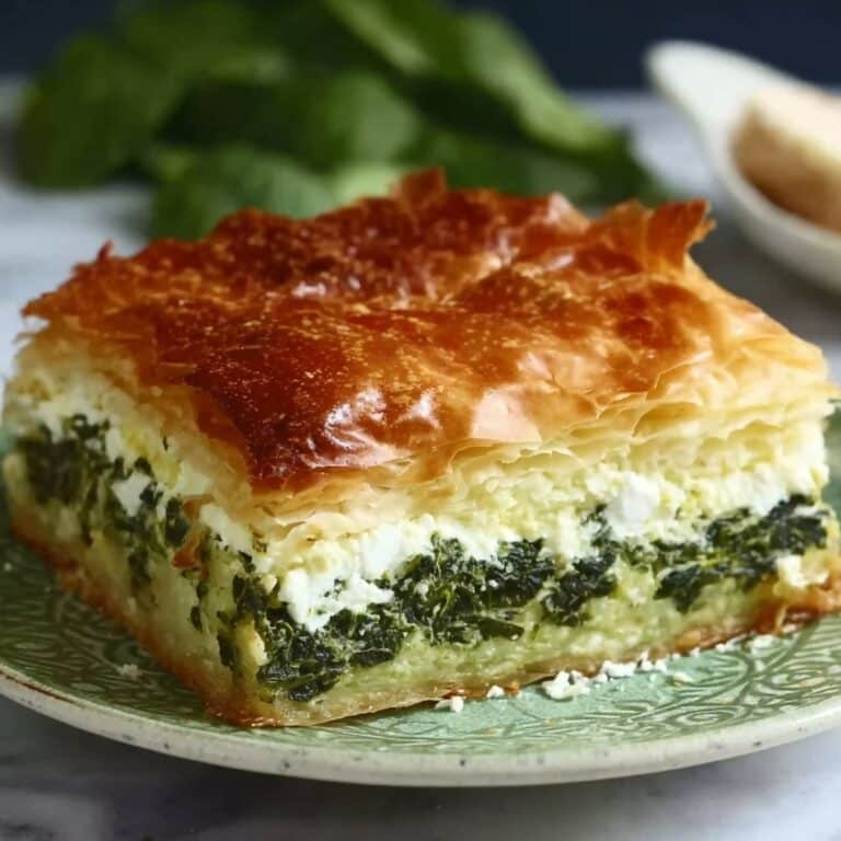 Croissant Strata with Spinach, Feta, and Gruyere Recipe