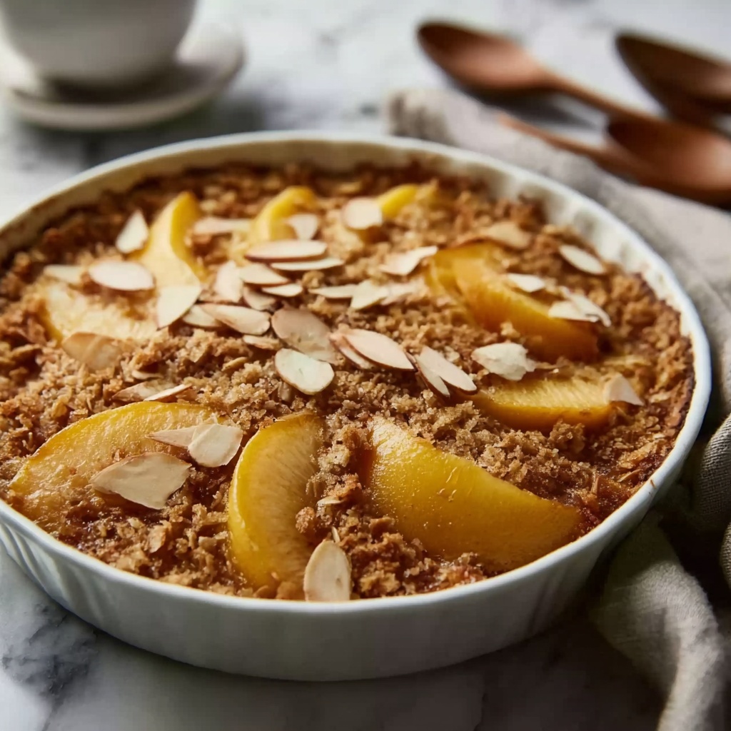 French Almond Pear Gratin Recipe - Recipe Image