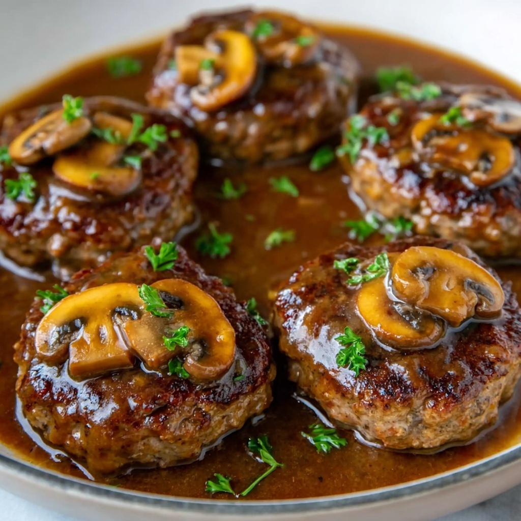 Easy Homemade Salisbury Steak Recipe - Recipe Image