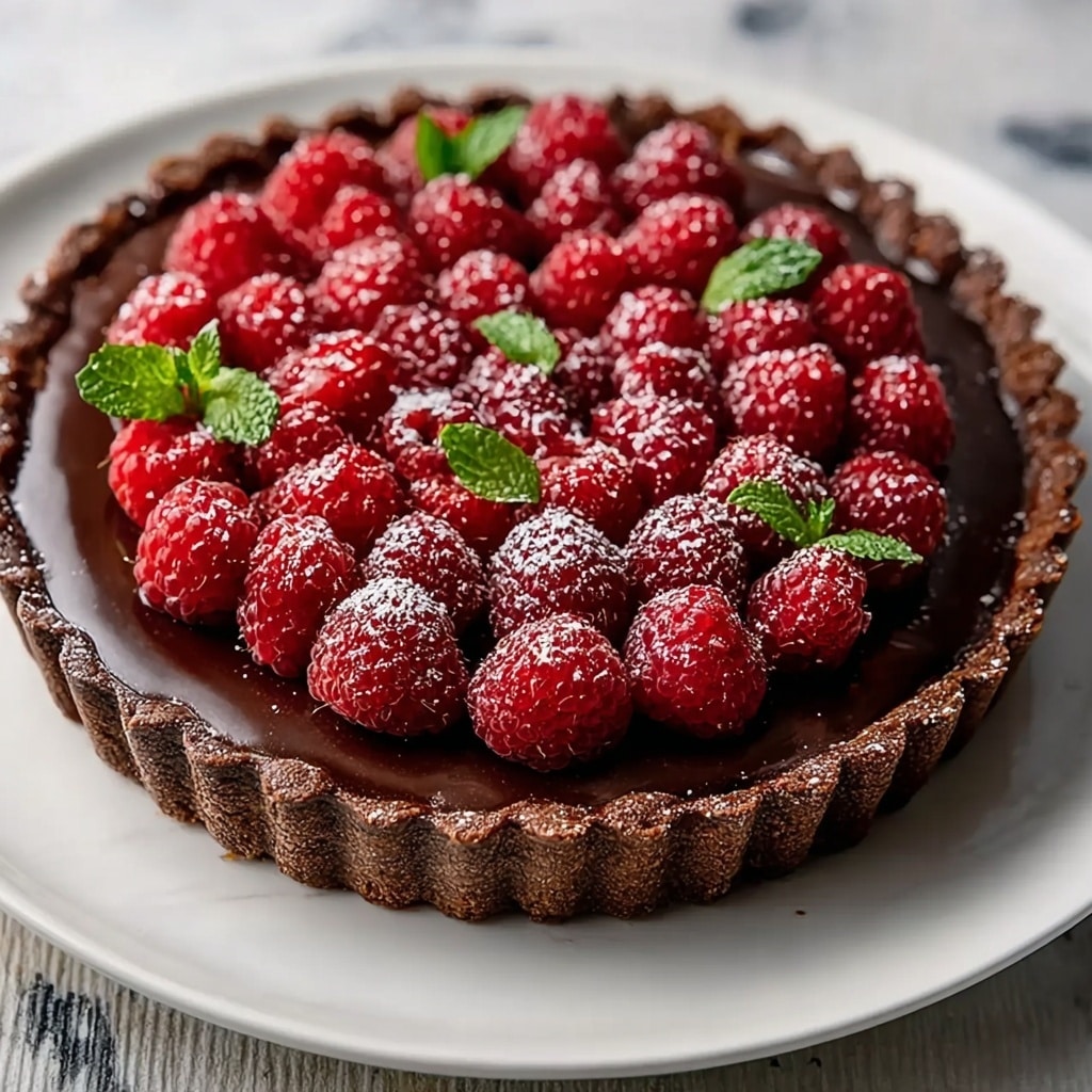 Chocolate Raspberry Tart: An Amazing Ultimate Recipe - Recipe Image