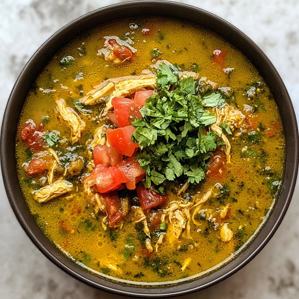 Green Chicken Enchilada Soup Recipe - Recipe Image