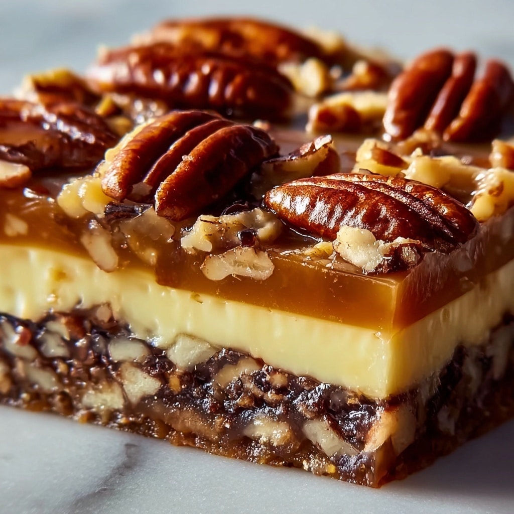Decadent Pecan Pie Lasagna Recipe - Recipe Image