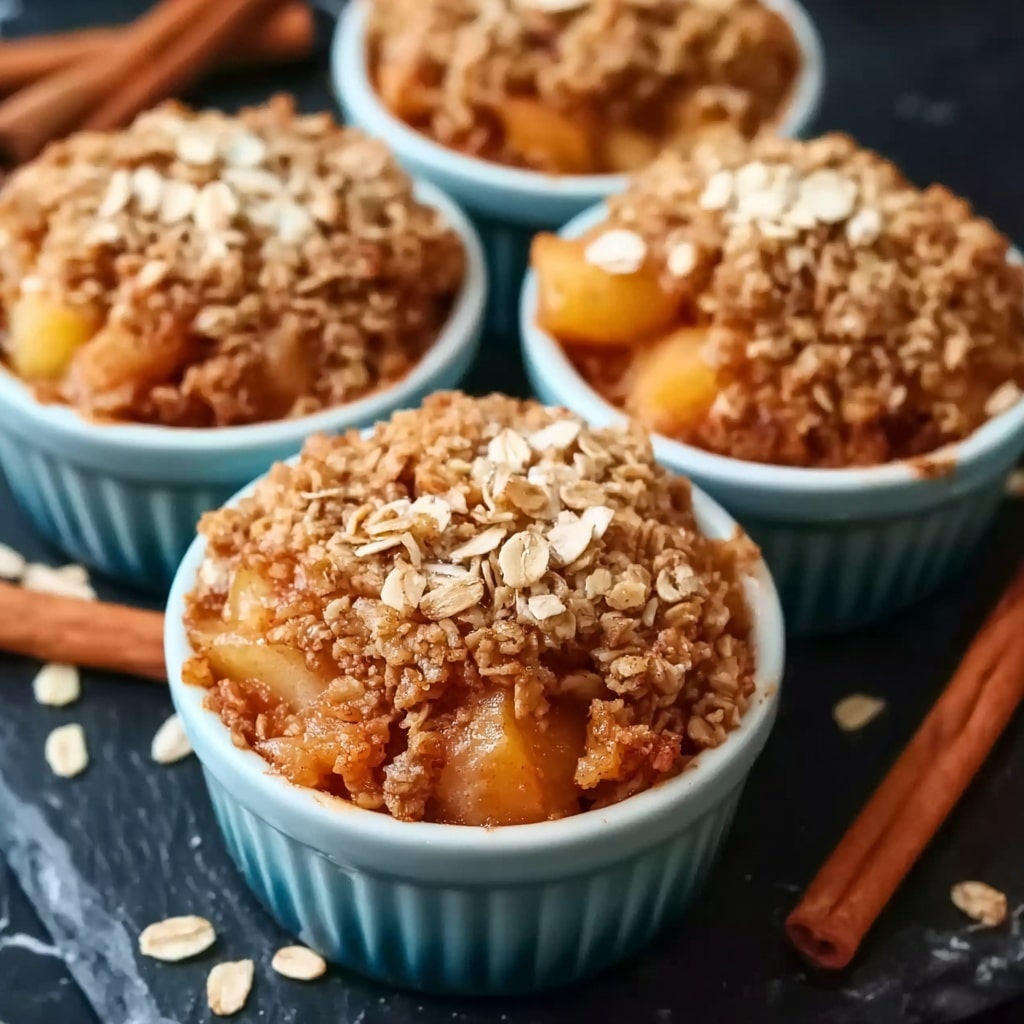 Baked Apple Cinnamon Oatmeal Cups Recipe - Recipe Image