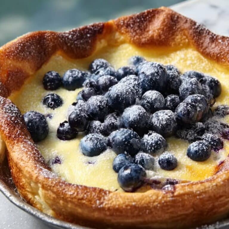 Blueberry Lemon Dutch Baby Recipe