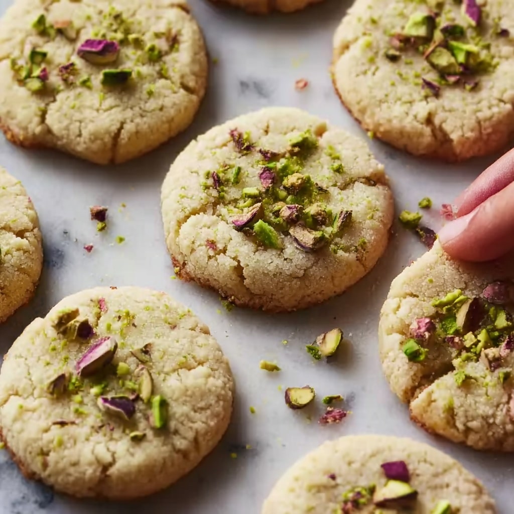 Pistachio Shortbread Cookies Recipe - Recipe Image