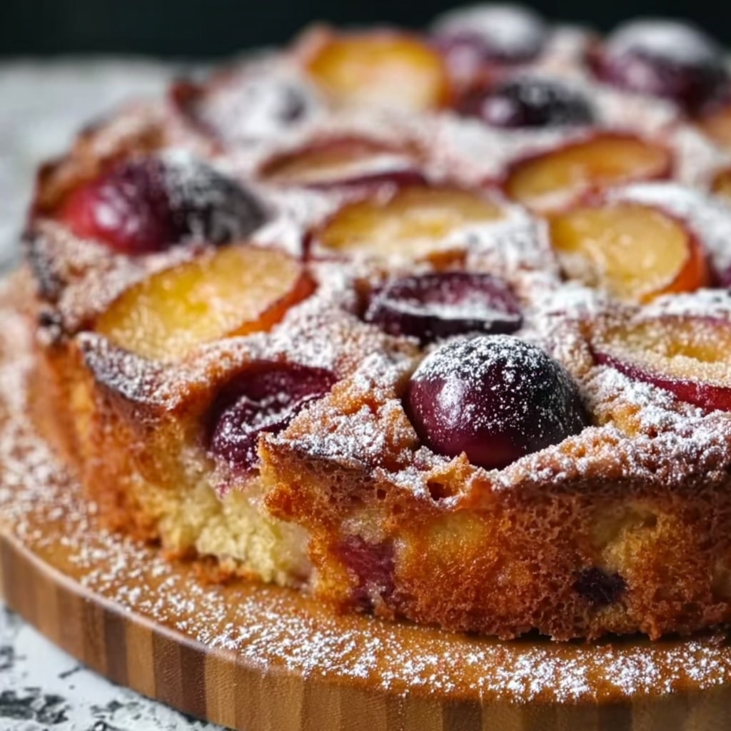 Zwetschgenkuchen (German Plum Cake) Recipe - Recipe Image