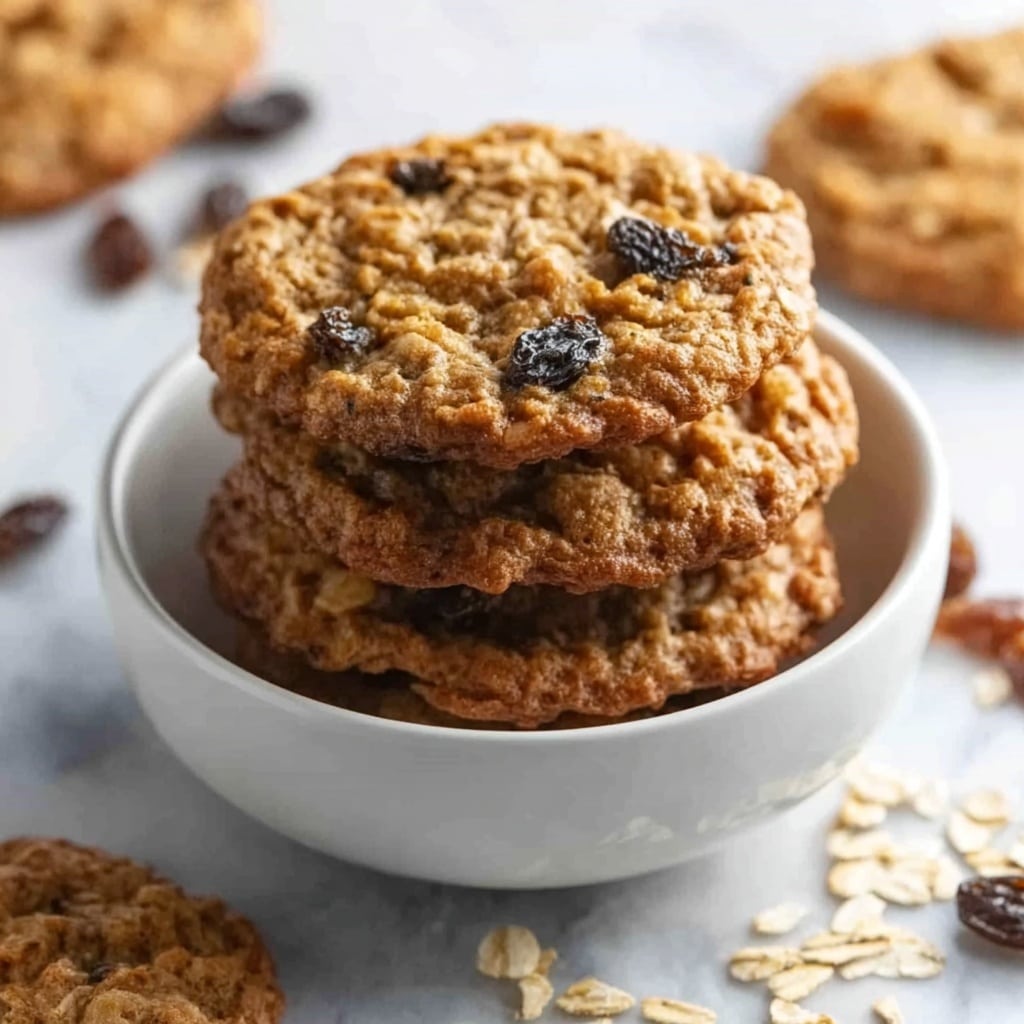 Chewy Oatmeal Raisin Cookies Recipe - Recipe Image