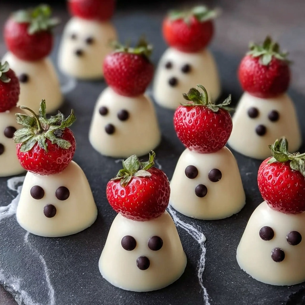 Spooky Strawberry Ghosts Recipe - Recipe Image