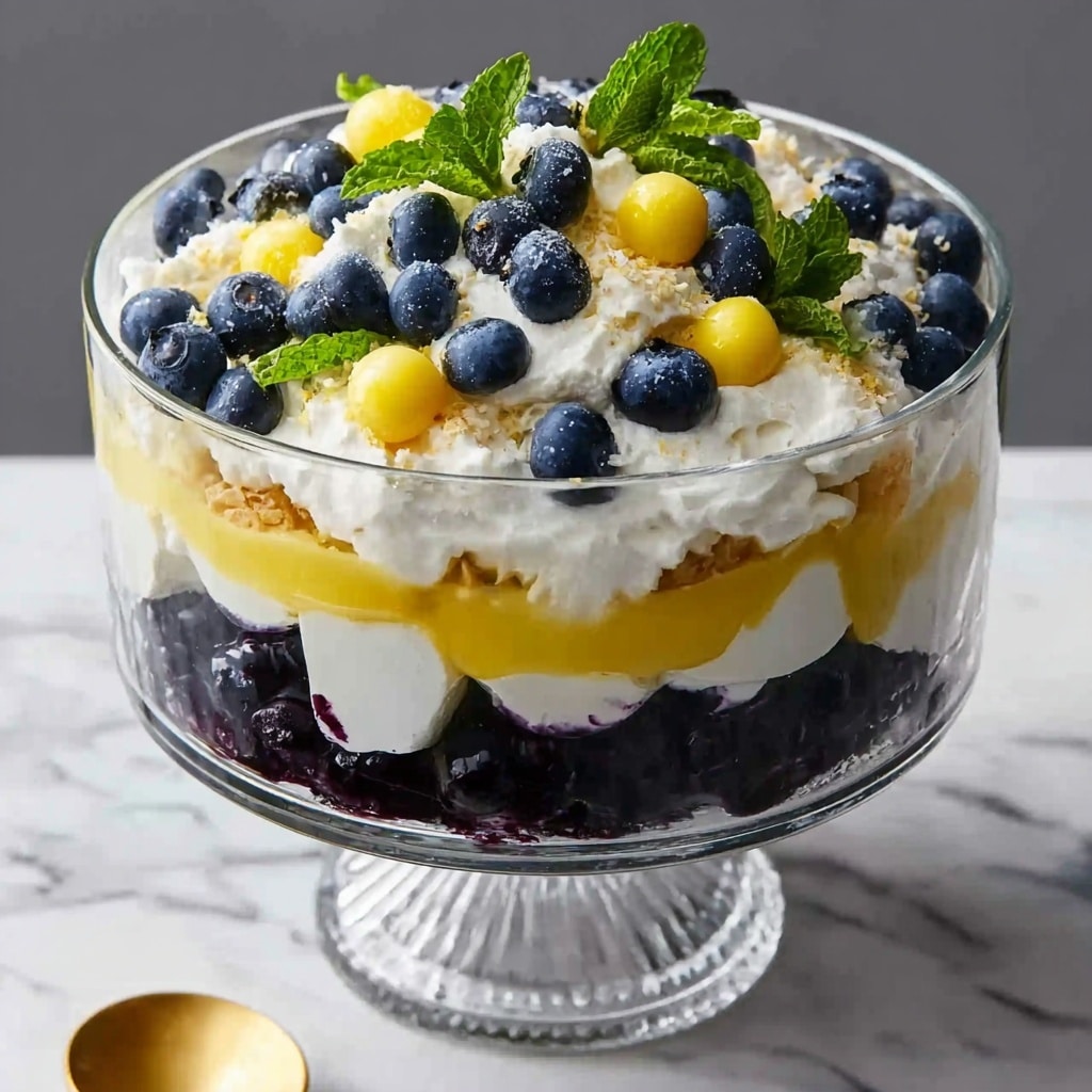 Lemon Blueberry Trifle: A Refreshing Burst of Flavor Recipe - Recipe Image