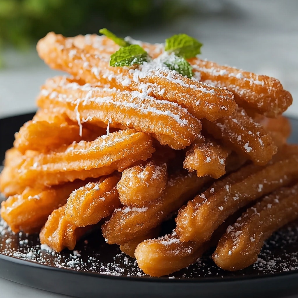 Crispy Funnel Cake Sticks Recipe - Recipe Image