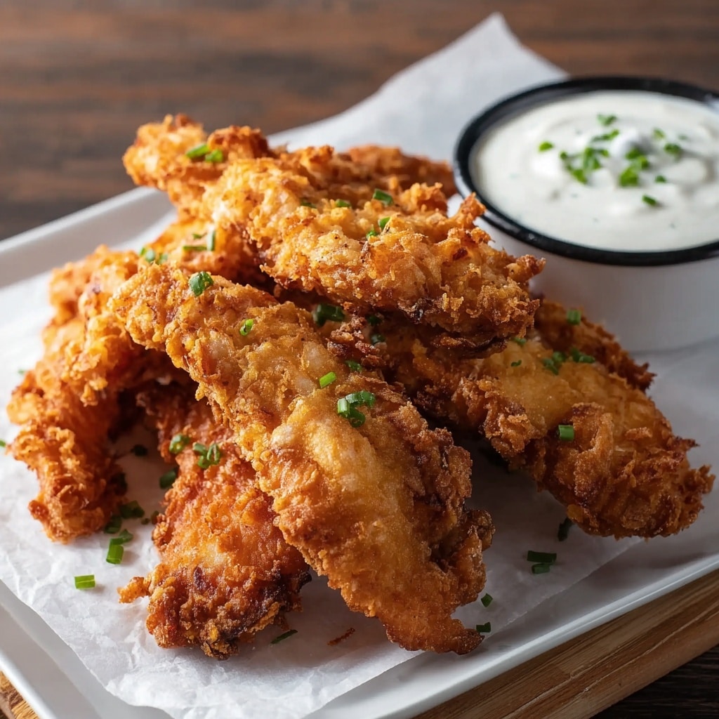 Crispy Chicken Strips Recipe - Recipe Image