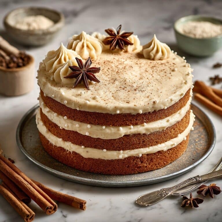 Chai Cake with Cream Cheese Frosting Recipe