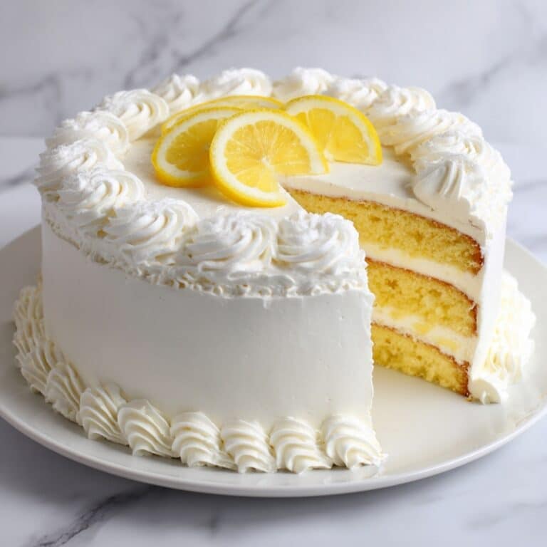 Italian Lemon Cream Cake Recipe