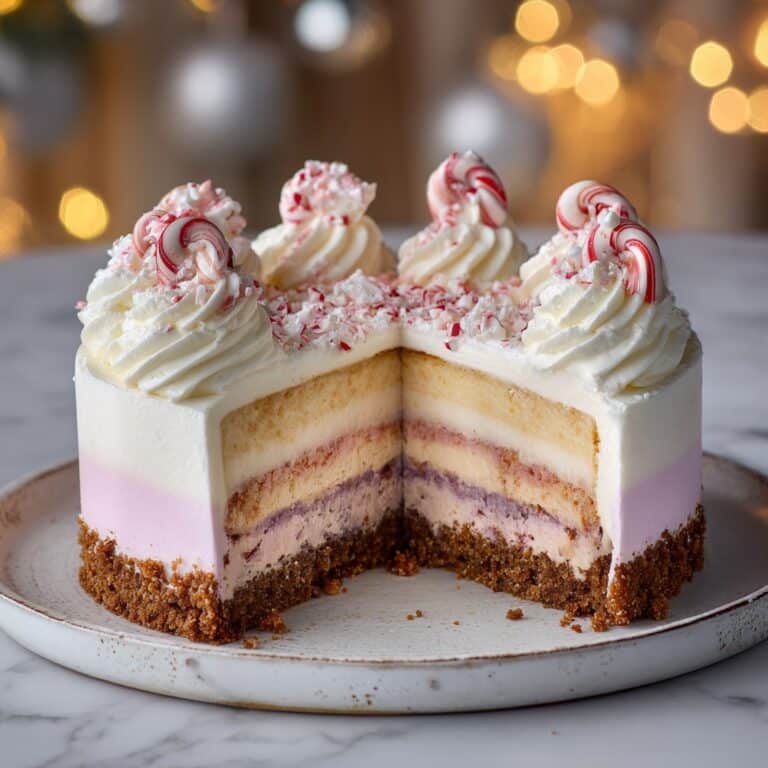 Ultimate Festive Peppermint Ice Cream Cake Recipe