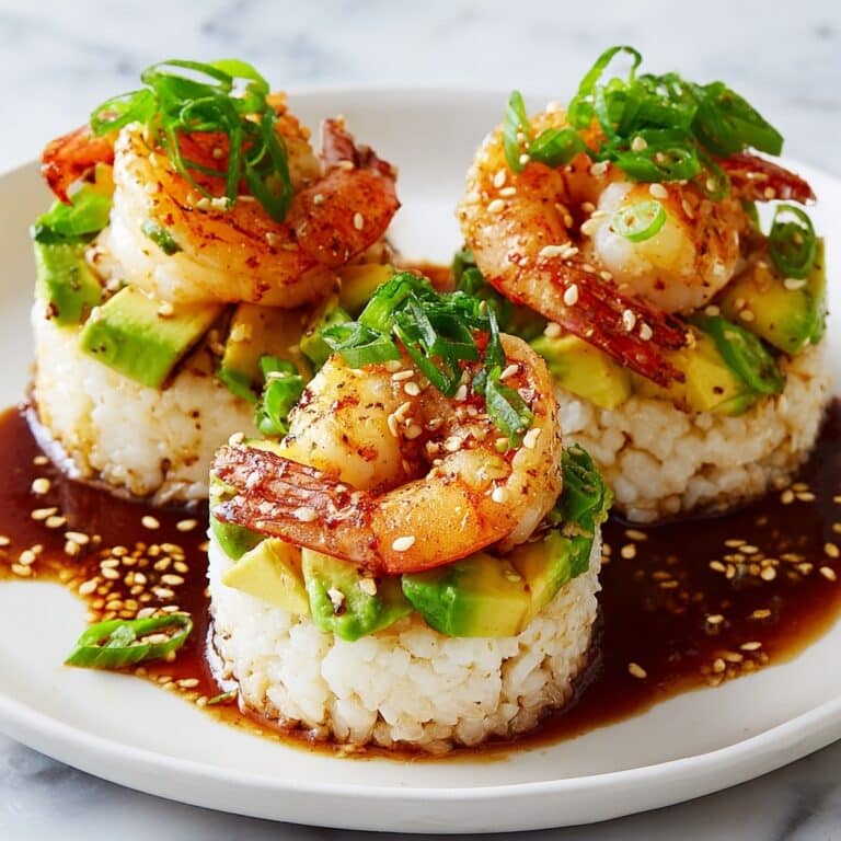 Spicy Shrimp Sushi Stacks Recipe