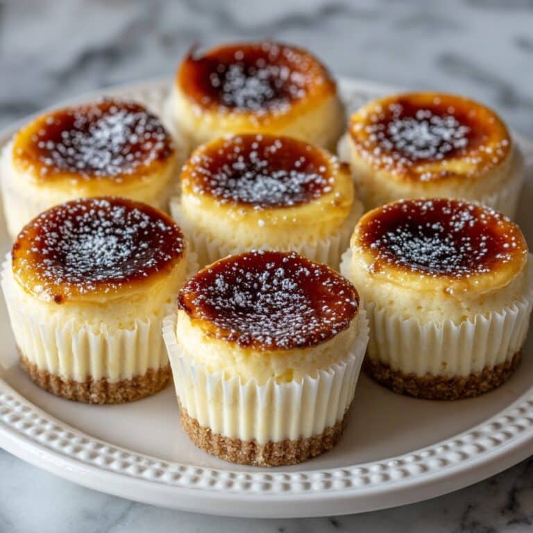 Mini Crème Brûlée Cheesecakes Recipe