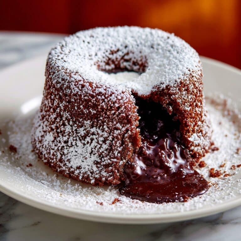 Protein Lava Cake (Gluten Free, Low Sugar) Recipe