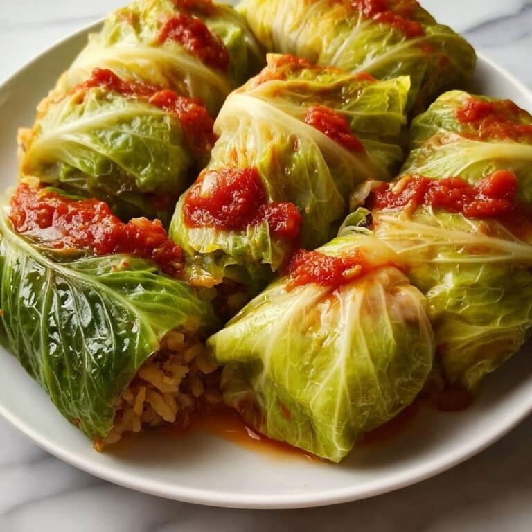 Vegetarian Stuffed Cabbage Rolls Recipe