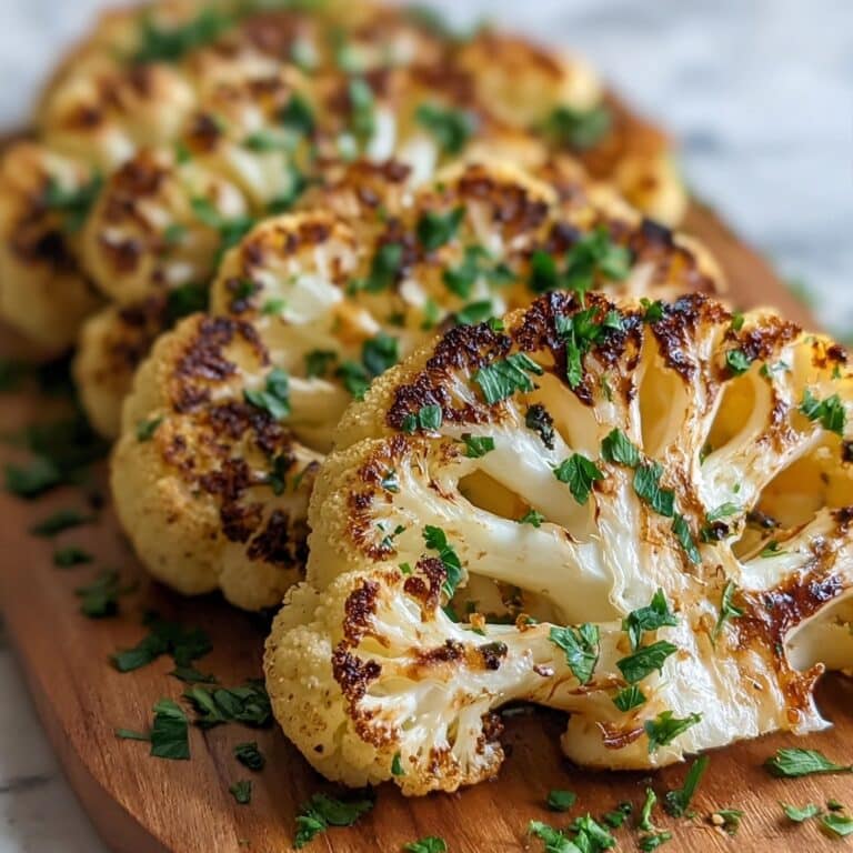 Cheesy Cauliflower Steaks Recipe
