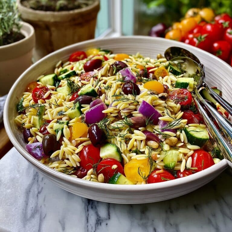 Greek Orzo Salad Recipe