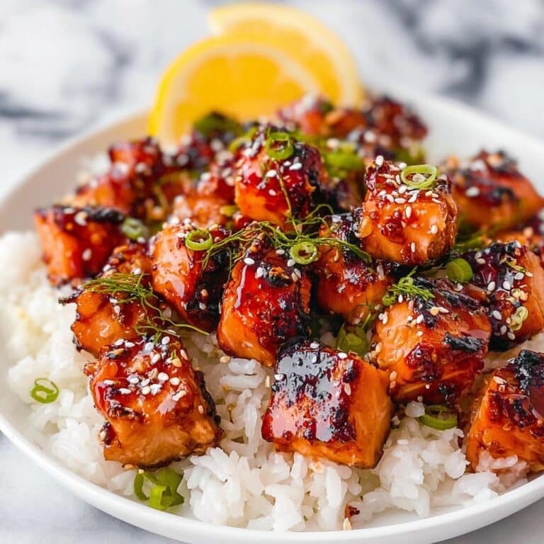 Mouthwatering Honey Garlic Salmon Bites Recipe