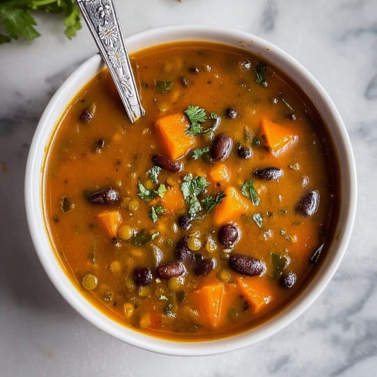 Black Bean and Lentil Soup Recipe