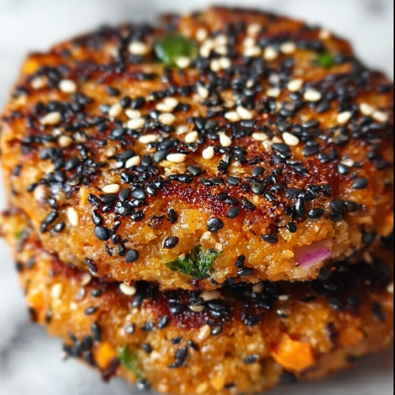 Sesame Crusted Salmon Patties Recipe